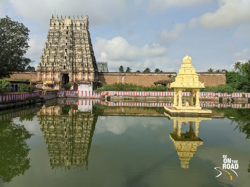 Reflections of the gorgeous Kailasanathar Temple at Brahmadesam