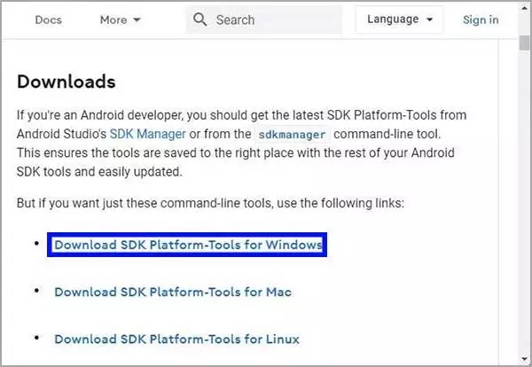 1-download-sdk-platform-tools-windows-android-2022