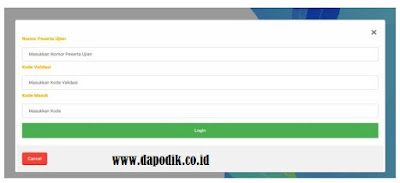 Panduan Login Aplikasi Ujian Seleksi PPG Dalam Jabatan Dalam Jaringan Berbasis Domisili