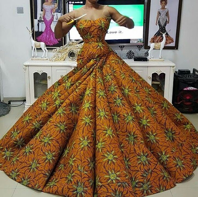 Ankara Ball Gown Style Inspirations for Ladies
