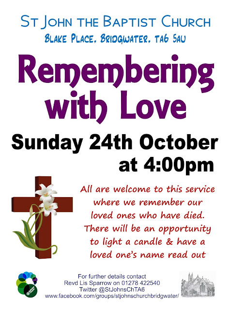 The last 18 months have affected people in different ways, we all have been restricted in what we could do and this included how we said goodbye to a loved one. With this in mind, I invite you to our memorial service, when we remember those we love but see no longer. The service will be a mixture of hymns, readings and a short reflection. During the service, we will read out the names of loved ones who have recently died. Please let me know if you would like you loved ones name included. There will also be an opportunity, if people want to, to light a candle. It is usually a very moving and healing occasion, and we would consider it a privilege if you were able to join us. There will be a chance to have light refreshments and a chat after the service, should you wish. In these Covid cautious times, we encourage you to wear a face covering.