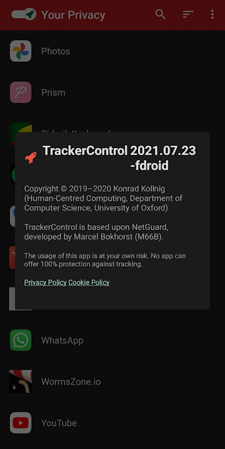 Tracker Control