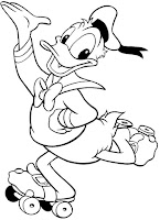 Coloring pages of Donald Duck coloring pages