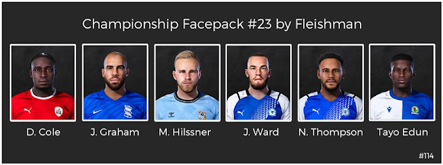 Championship Facepack #23 For eFootball PES 2021