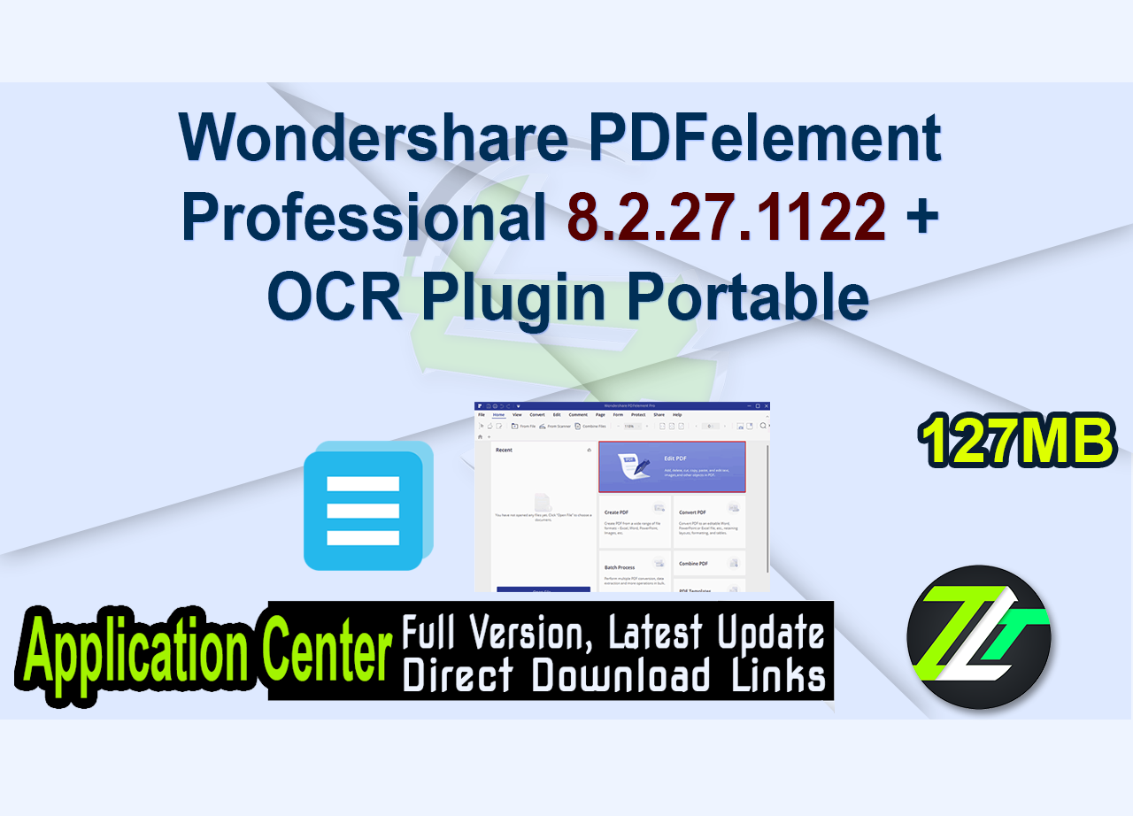 Wondershare PDFelement Professional 8.2.27.1122 + OCR Plugin Portable