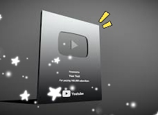 My Silver Play Button !