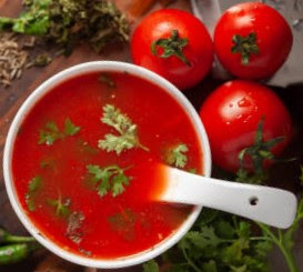 tomato soup also keeps our intestines healthy.