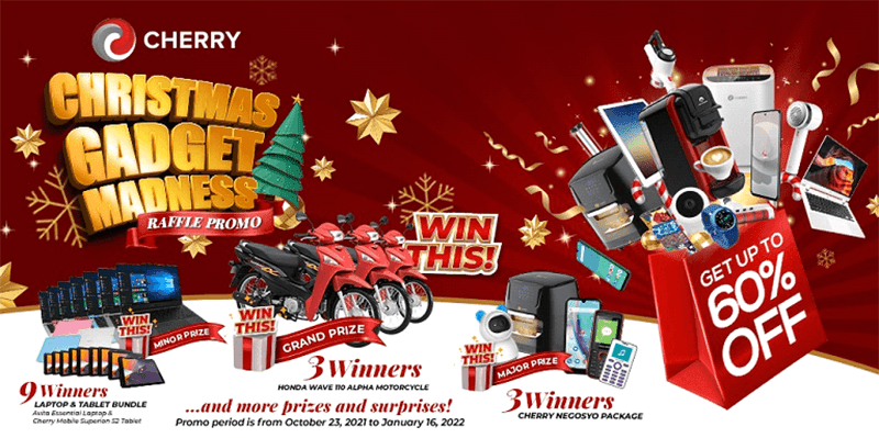 CHERRY announces "Christmas Gadget Madness" with discounts and up to PHP 500K raffle prizes