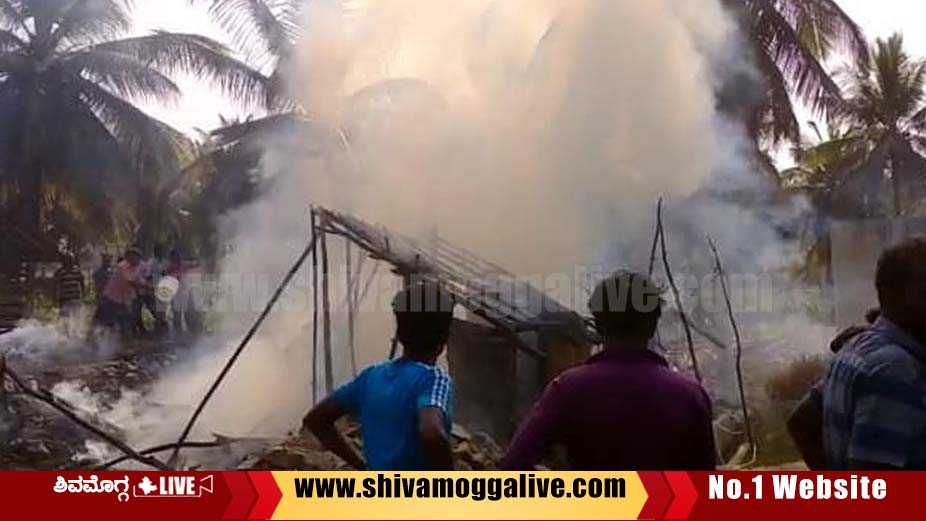 Fire at Bhadravathi antaragange