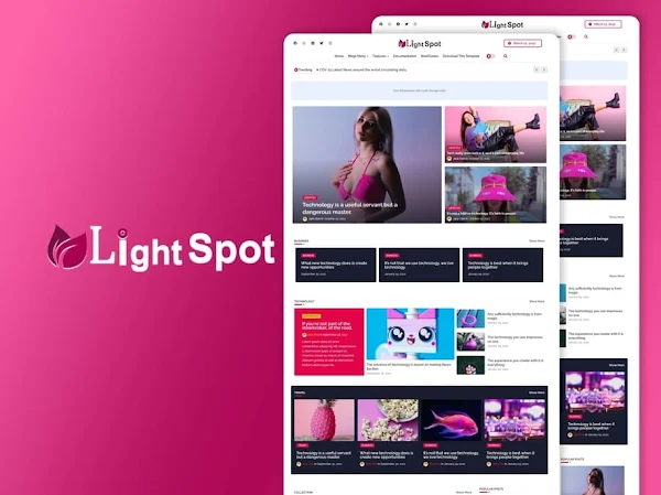 LightSpot Blogger Template