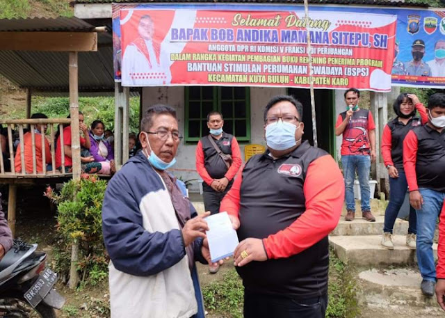 Program BSPS Sentuh 1171 Unit Rumah Masyarakat Karo, Usulan Bob Andika Sitepu Ke PUPR  Patut Diapresiasi 