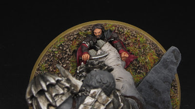 Mordor Troll Chieftain vs. Aragorn Elessar, Detail: Aragorn