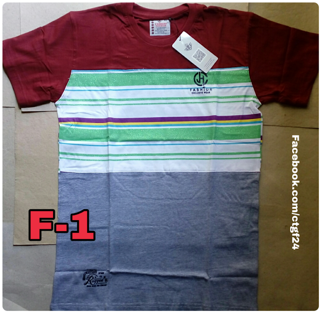 Zaraf Fashion good quality stripe T-shirt only 150 tk