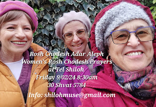 Rosh Chodesh Women's Prayers at Tel Shiloh