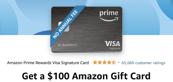 Amazon Visa Signature Card年会費無料表示