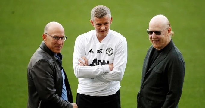 Solskjaer and his staff under the protection of Man United owners the Glazers