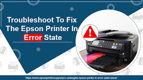 Epson printer in error state