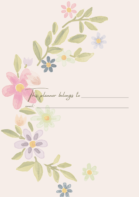 Free Undated Yearly Planner