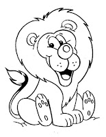 Cute cub coloring page