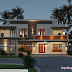 Contemporary 2 Storied Exterior Design