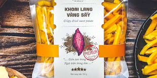 Đặc sản khoai lang sấy Đà Lạt