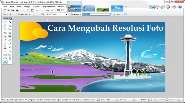 Cara Mengubah Resolusi Foto