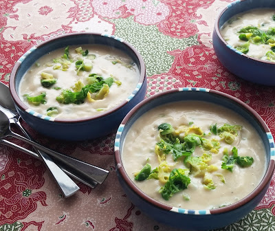 Parsnip & Brussels Sprouts Soup