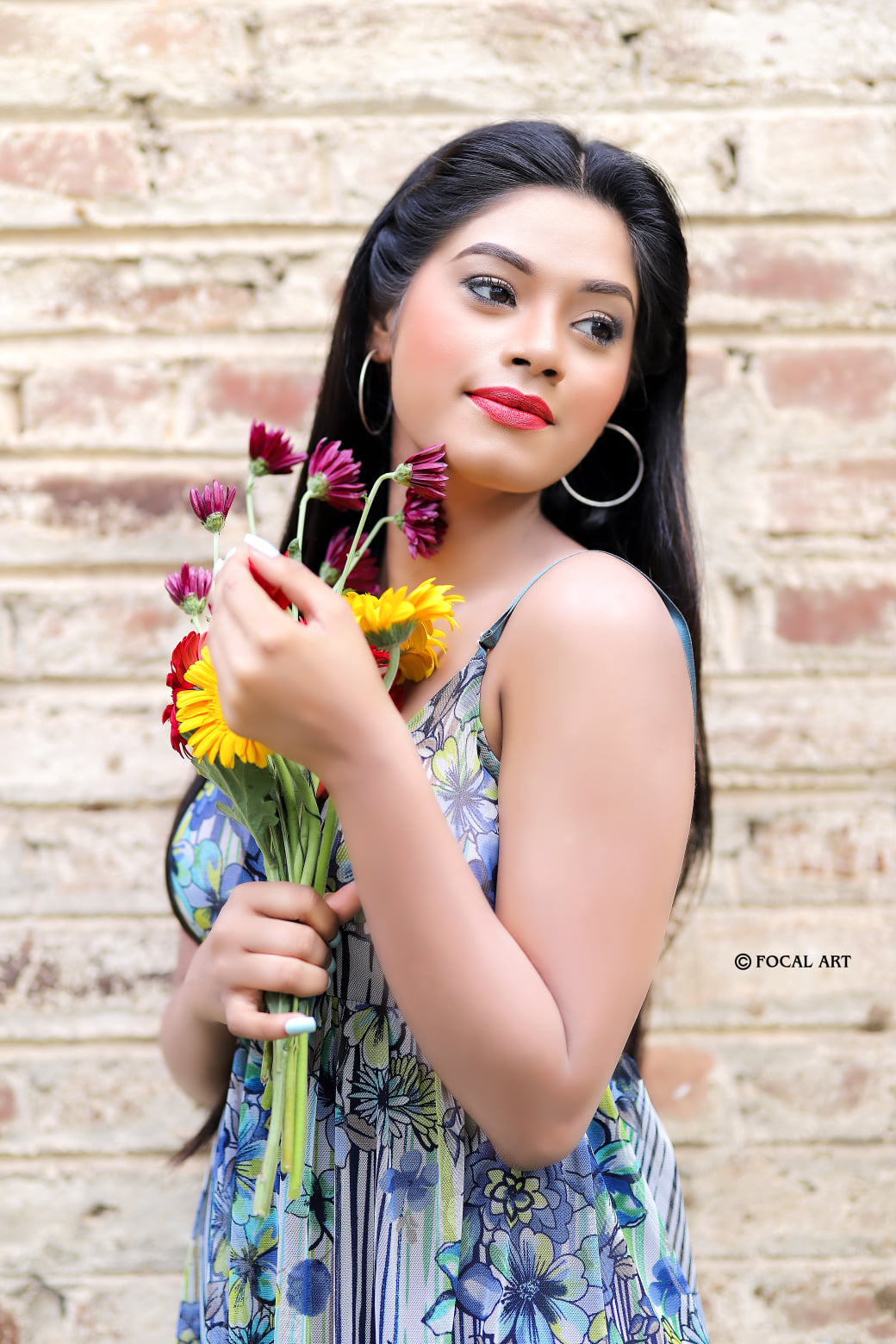 Thili Fernando sexy frock new girl with flowers