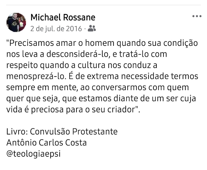 Vidas Preciosas aos Olhos do Criador - Trechos do Livro - Convulsão Protestante 