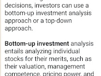 investment Top-Down vs. Bottom-Up