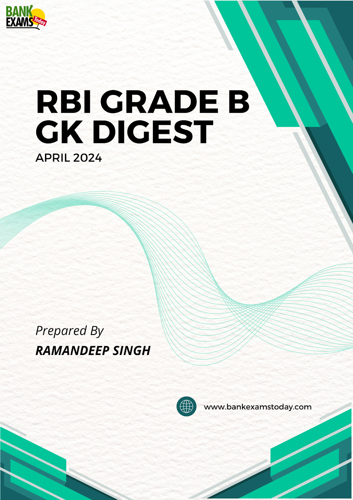 RBI Grade B GK Digest : April 2024