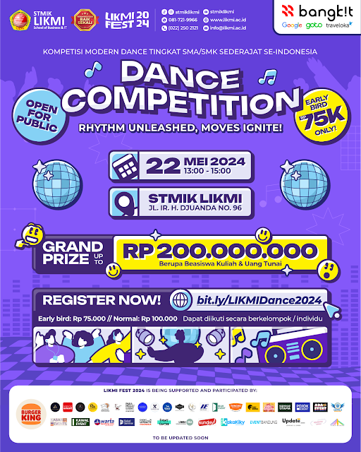 STMIK LIKMI dance competition tahun 2024