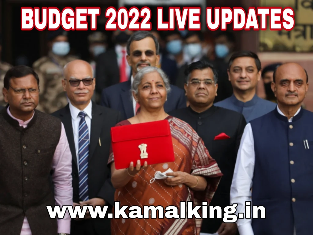 BUDGET 2022 LIVE UPDATES BY INDIAN FM NIRMALA SITHARAMAN