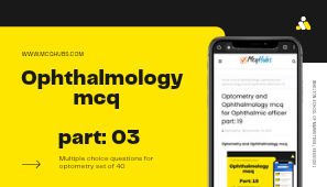 Optometry and Ophthalmology MCQ pdf part: 03