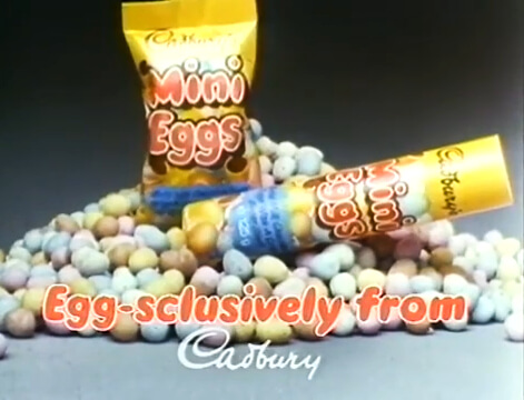 Mini eggs bag and tube 1980s
