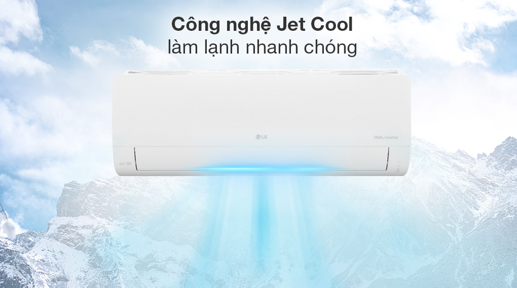 Điều hòa LG Inverter 11000 BTU V13WIN - Công nghệ làm lạnh