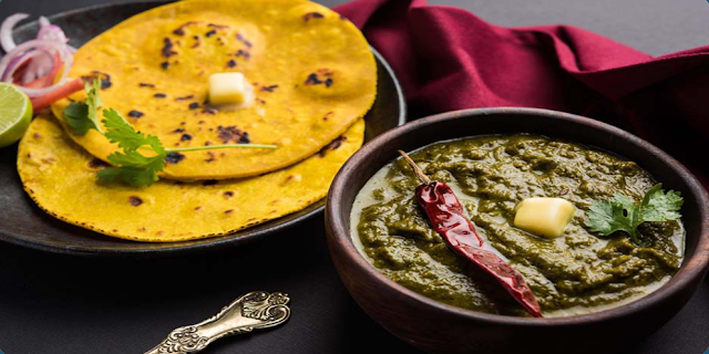 What is the 3rd item with Saag and Roti?