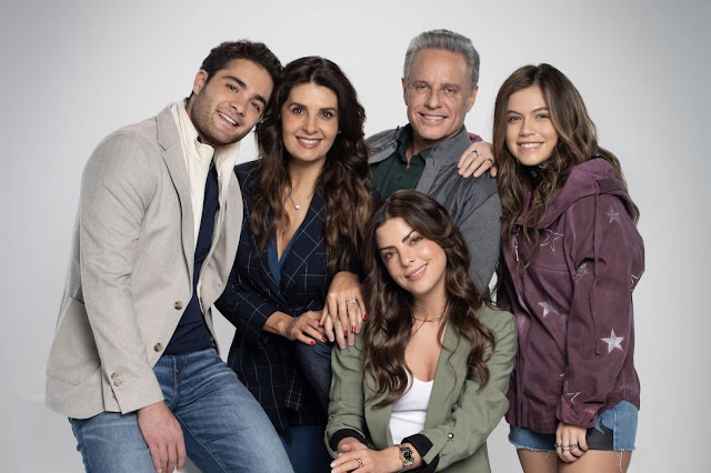 Elenco da novela "Se Nos Deixam" .