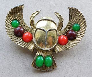 Large scarab beetle brooch by Exquisite