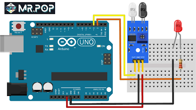 ir sensor circuit diagram with arduino