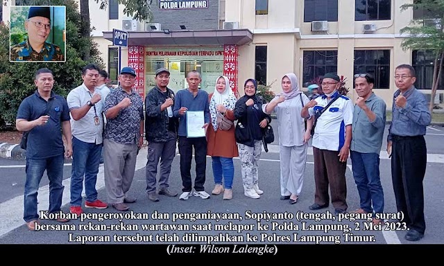 PPWI Nasional Desak Kabagwassidik Polda Lampung Periksa Satreskrim Polres Lamtim
