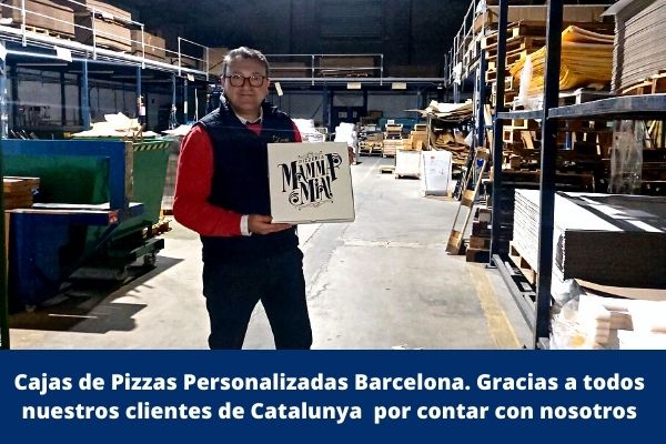 Cajas de Pizzas Personalizadas Barcelona