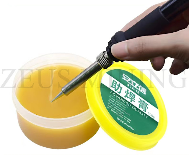 Flux solder paste