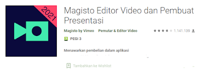 aplikasi editing video Magisto Editor untuk hp