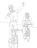 bikes coloring pages