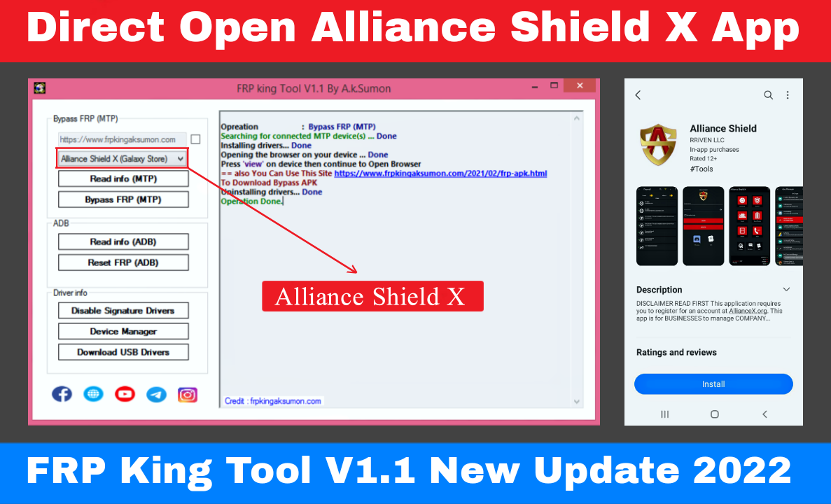 How to Fix All Error Samsung FRP Bypass on “Alliance Shield X