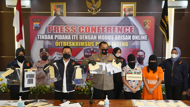 Rugikan Ratusan Nasabah Dari Berbagai Penjuru Nusantara, Polda Jateng Bongkar Arisan Online Beromset 4 M