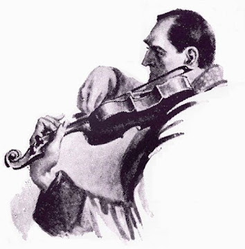 Man playing violon