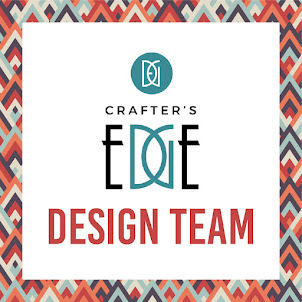 I am on the Design Team @ Crafter's Edge