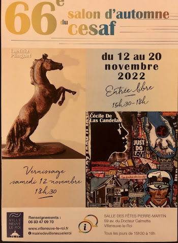 Exposition novembre 2022 CESAF salon d’automne